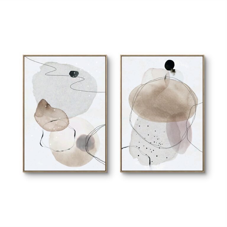 set of 2 abstract