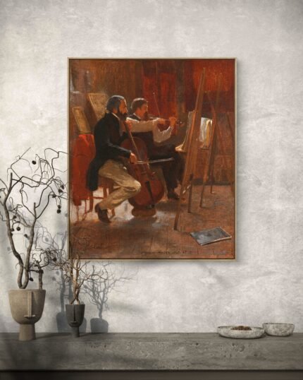 The Studio (1867) by Winslow Homer