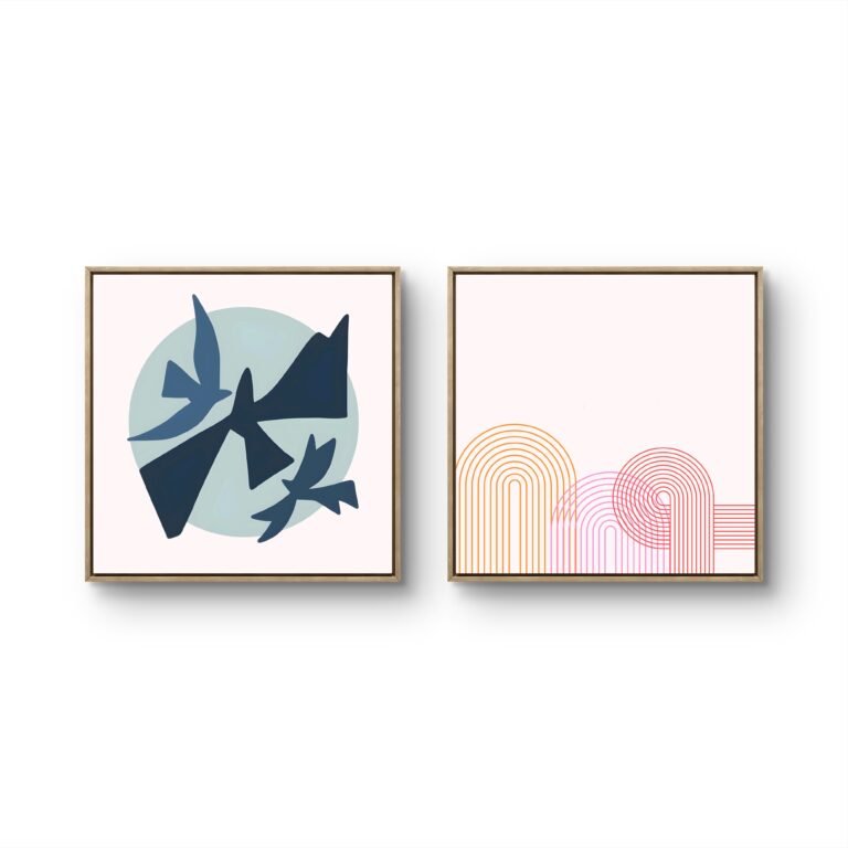 abstract set of 2