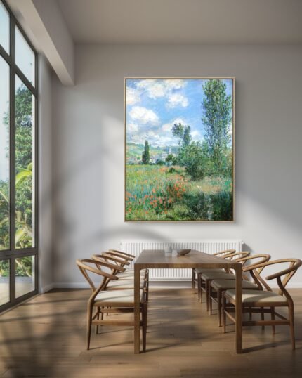 Monet lane in the poppy fields ile saint martin