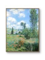 Monet lane in the poppy fields ile saint martin