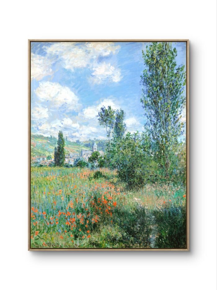 Monet lane in the poppy fields ile saint martin