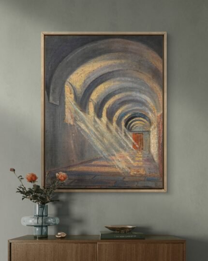 arches, creating a sense of depth and perspective